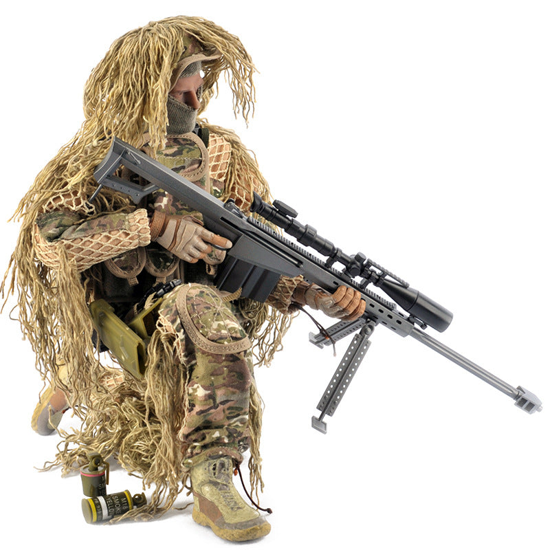 1:6 12" Woodland Wear Sniper Action Figure