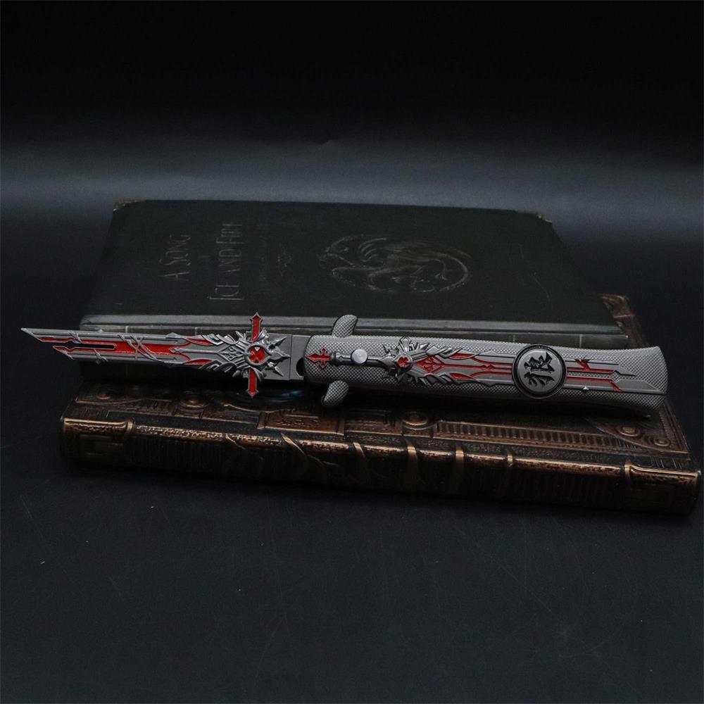 Wolf's Gravestone Game Folding Knife Trainer Replica