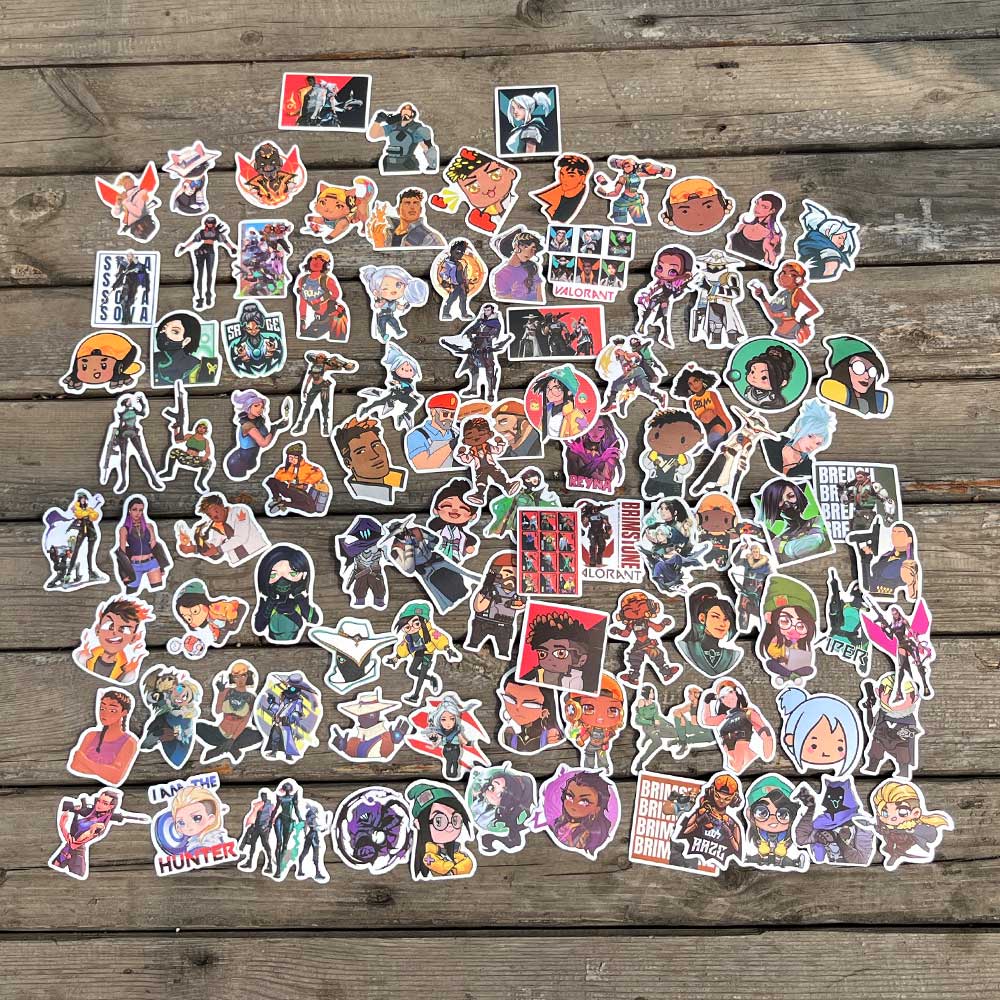 100 PCS Waterproof Game Collection Stickers