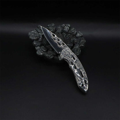 Fantastic Flame Shape Folding Knife