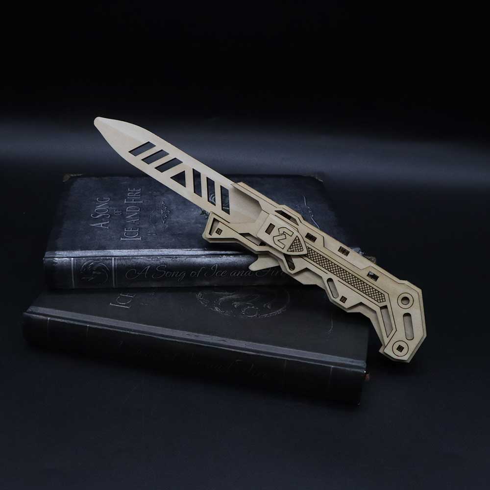 Wooden Ballistic Knife Model Kit 3D Puzzle