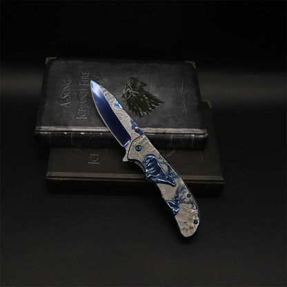 Fantastic Reindeer Folding Knife