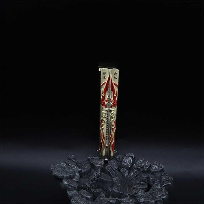 Staff of Homa Butterfly Knife Comb Trainer Replica