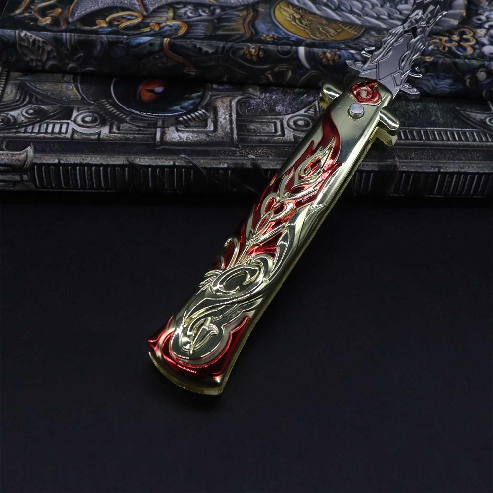 Staff of Homa Game Folding Knife Trainer Replica