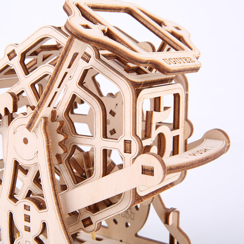 3D Wooden Assembled Lucky Roulette Model Kit