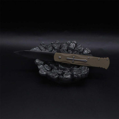 Cross Knife Christian Folding Knife