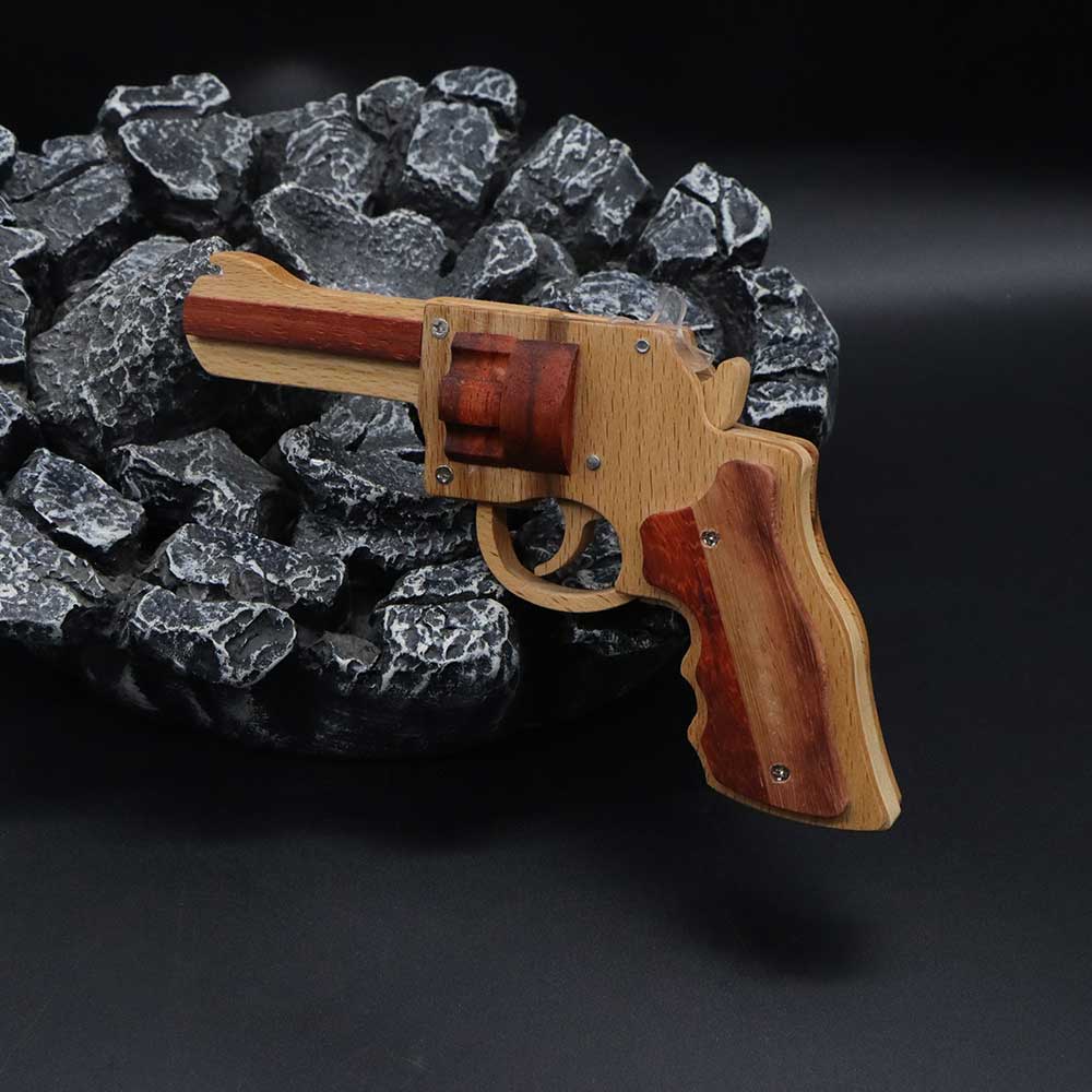 S&W 625 Revolver Rubber Band Gun Wooden Model