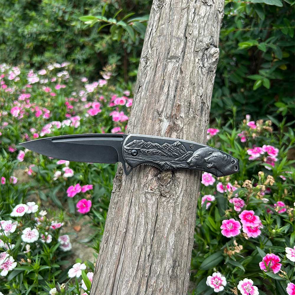 Bear Folding Knife Handy Tool