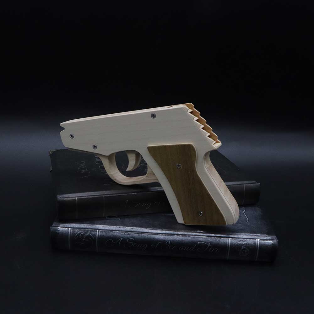 Makarovpistol Assembled  Pistol Wooden Replica Rubber Band Gun