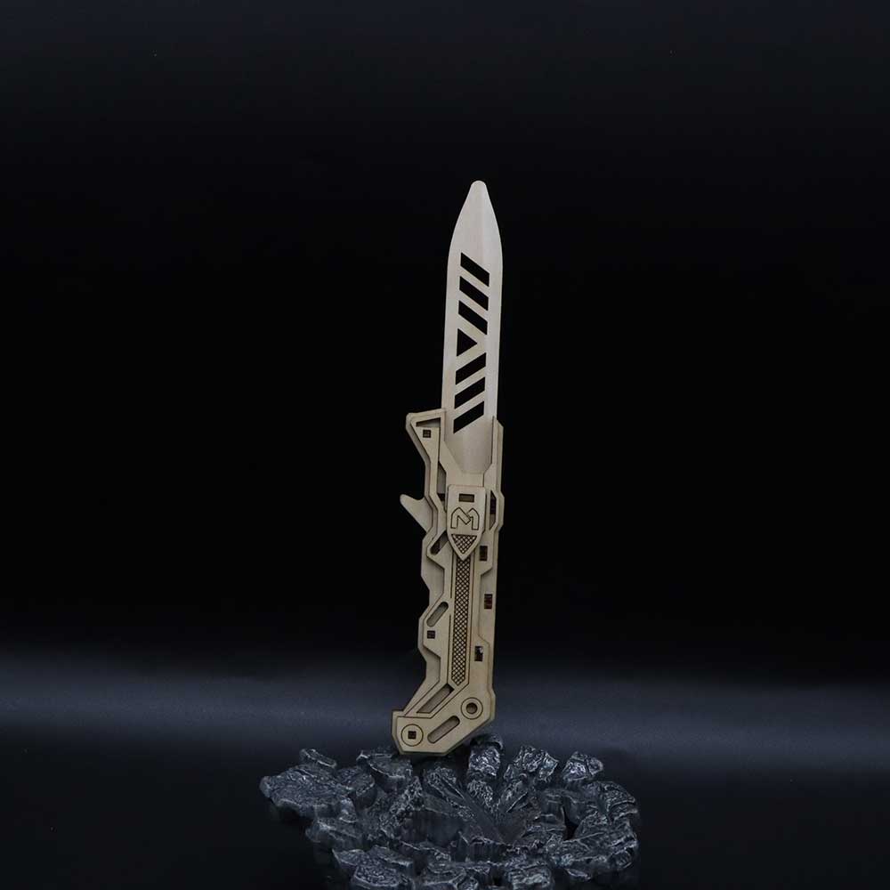 Wooden Ballistic Knife Model Kit 3D Puzzle