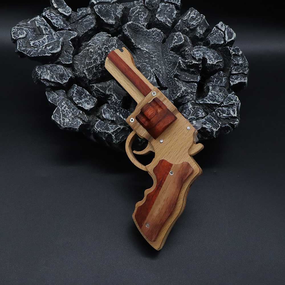 S&W 625 Revolver Rubber Band Gun Wooden Model