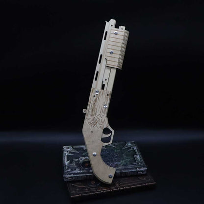 Wooden Mossberg Shotgun Rubber Band Gun Model Kit