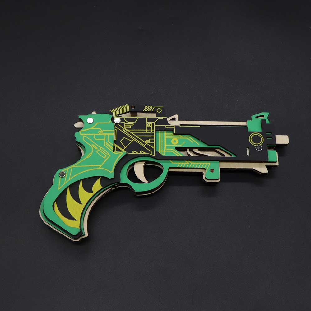 Hunting Gun 3D Rubber Band Gun Wooden Model Kit