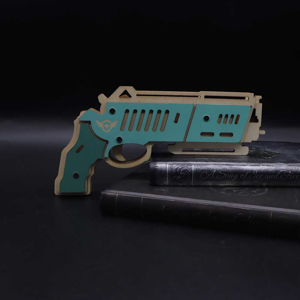 Hunting Eagle 3D Wooden Rubber Band Gun Model Kit