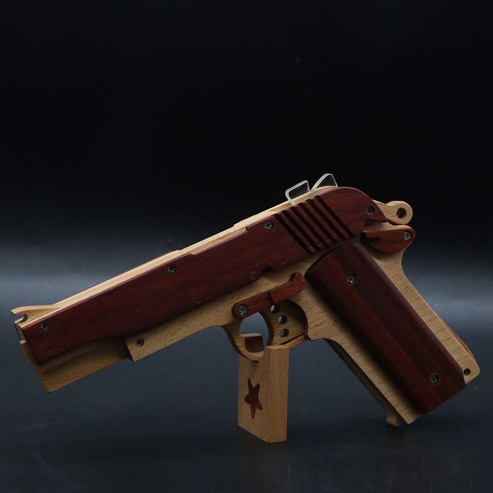 M1911 Wooden Rubber Band Gun Model