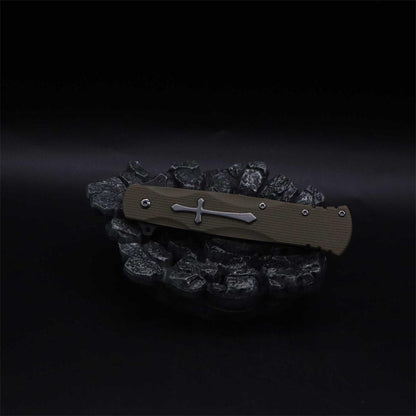 Cross Knife Christian Folding Knife