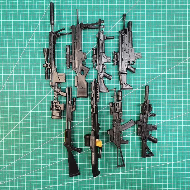 1/6 Assembly Small Gun Model