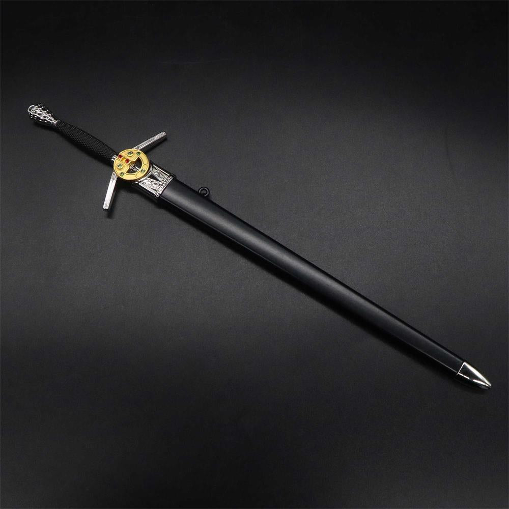 Wild Hunt Game Weapon Geralt's Steel Sword Metal Replica