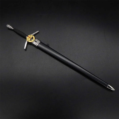 Wild Hunt Game Weapon Geralt's Steel Sword Metal Replica
