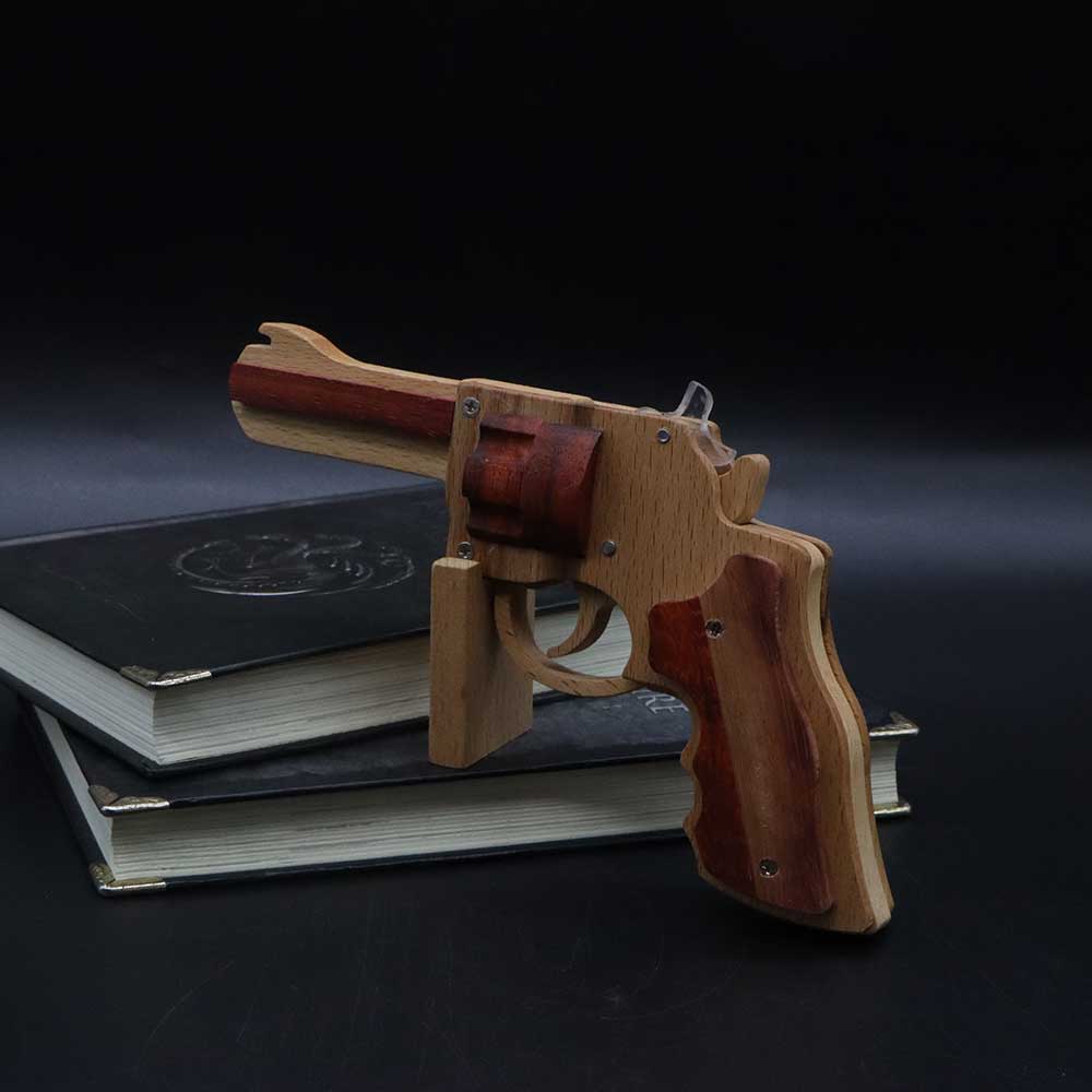 S&W 625 Revolver Rubber Band Gun Wooden Model
