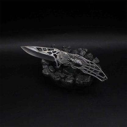 3D Skeleton Spider Folding Knife