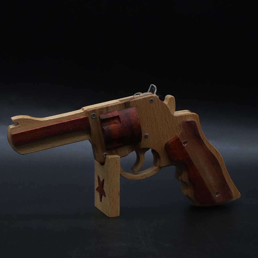 S&W 625 Revolver Rubber Band Gun Wooden Model