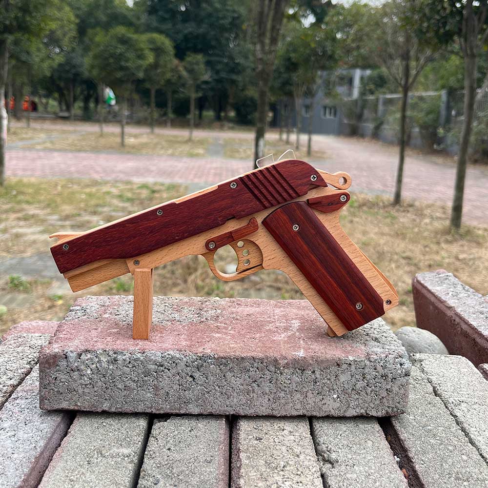 M1911 Wooden Rubber Band Gun Model