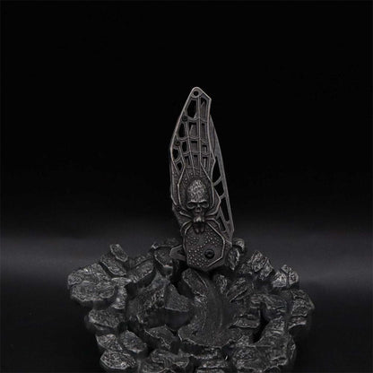 3D Skeleton Spider Folding Knife