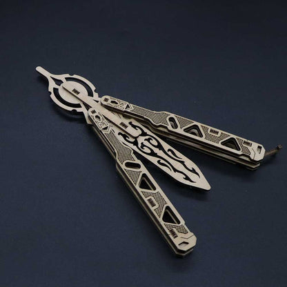 6 Cool Wooden Knife Model Kit 3D Blade Puzzle Toy
