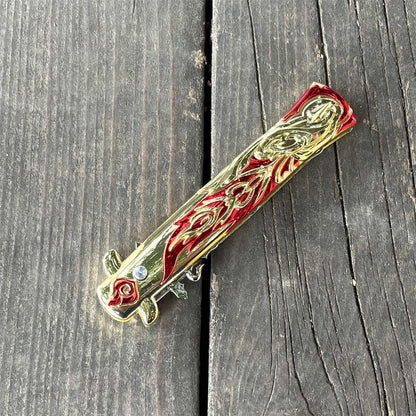 Staff of Homa Game Folding Knife Trainer Replica