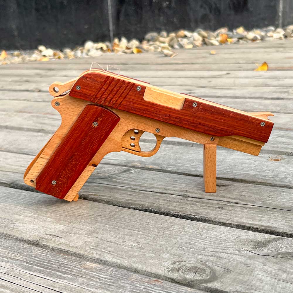 M1911 Wooden Rubber Band Gun Model