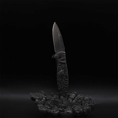 Male Deer Folding Knife Portable Camping Tool
