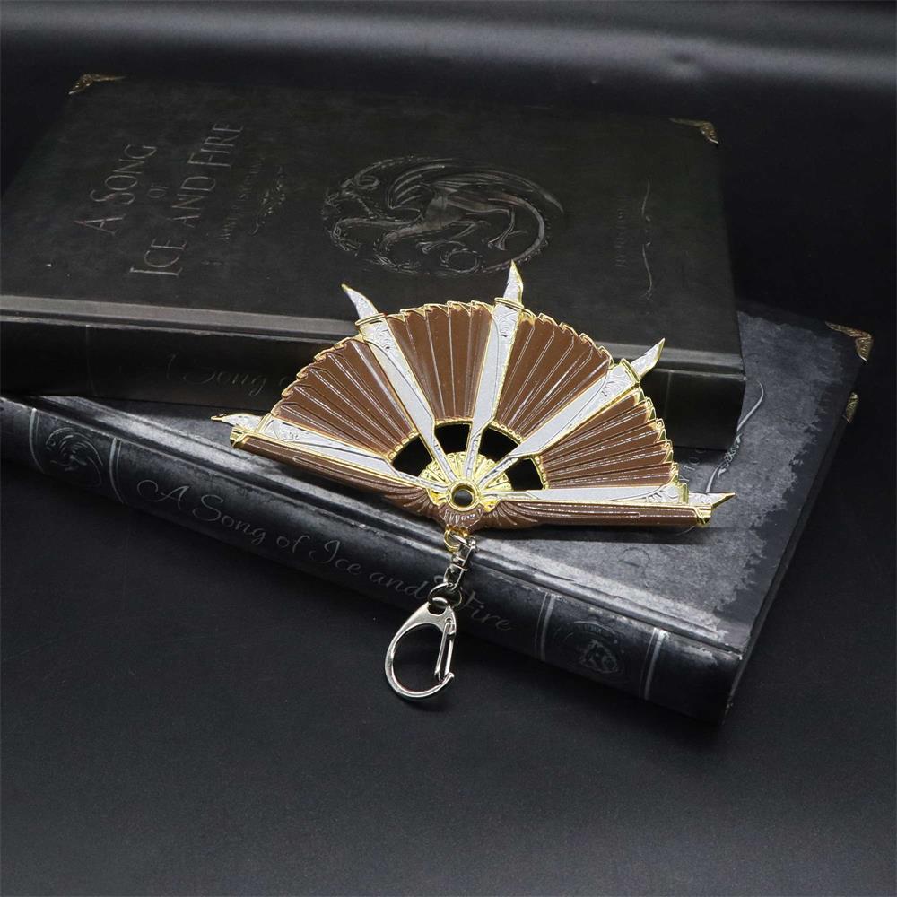 Loba Heirloom Mini Fan Metal Keychain Pendant