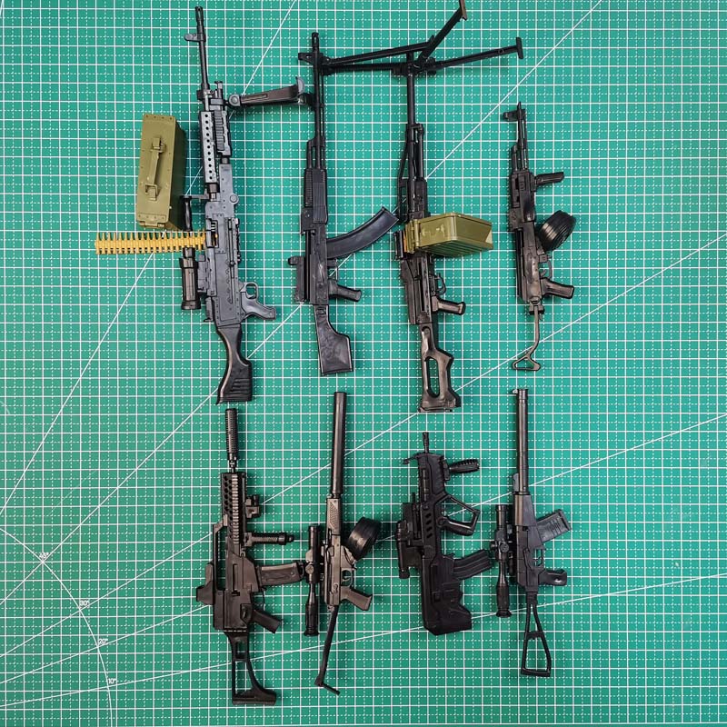 1:6 AK74 RPK TAR G36K VSS Rifle Small Gun Model Kit