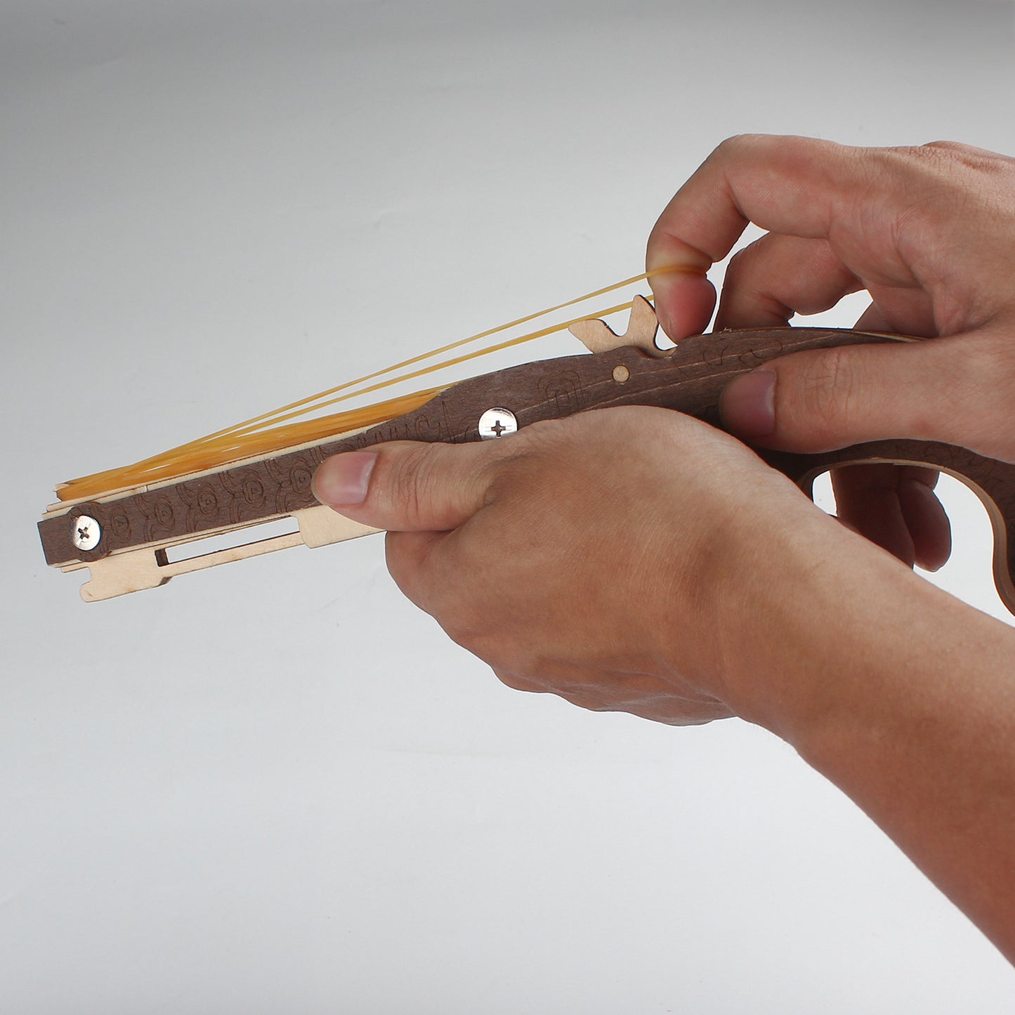 DIY 3D Flint Gun Rubber Band Gun Wooden Puzzle Kit