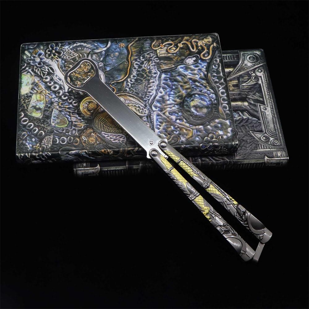 Metal Predator & Alien Balisong Bottle Opener