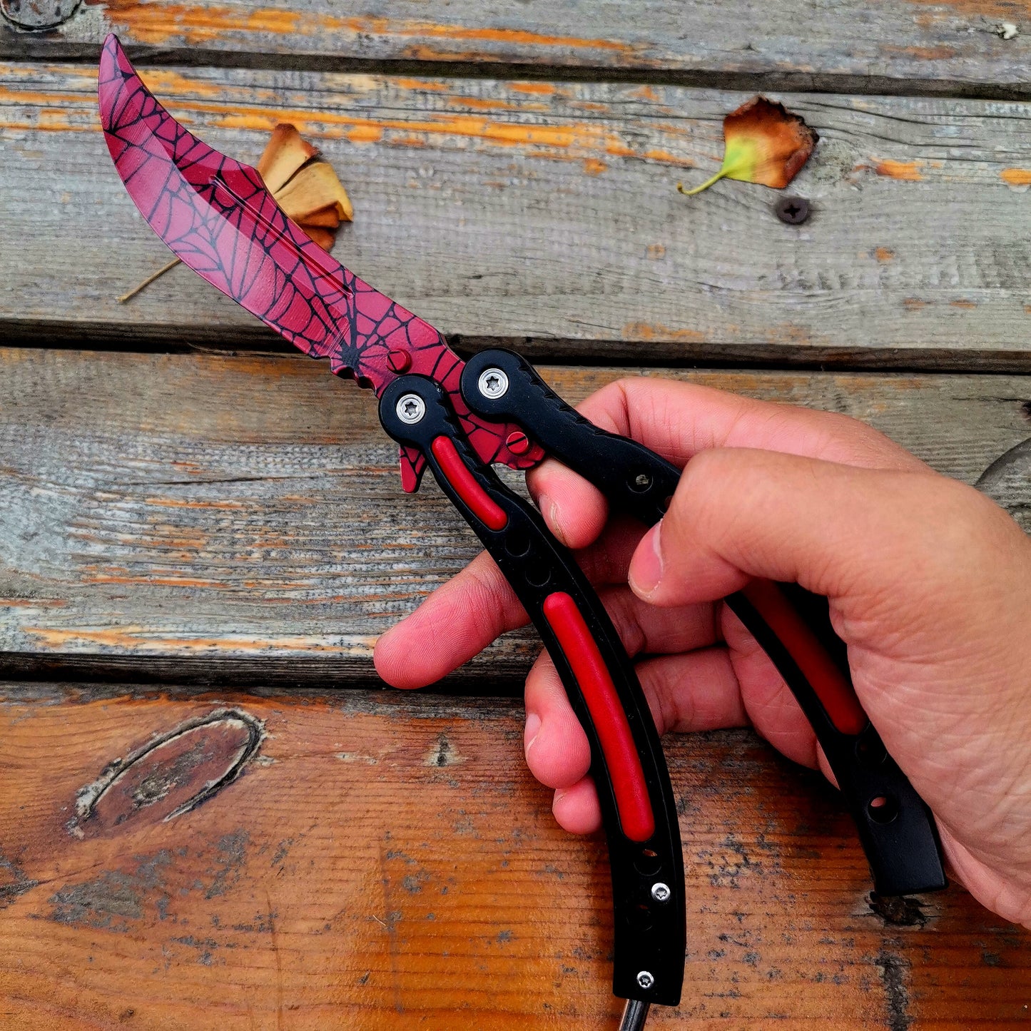 Global Offensive Game Butterfly Knife Blunt Blade Trainer Replica