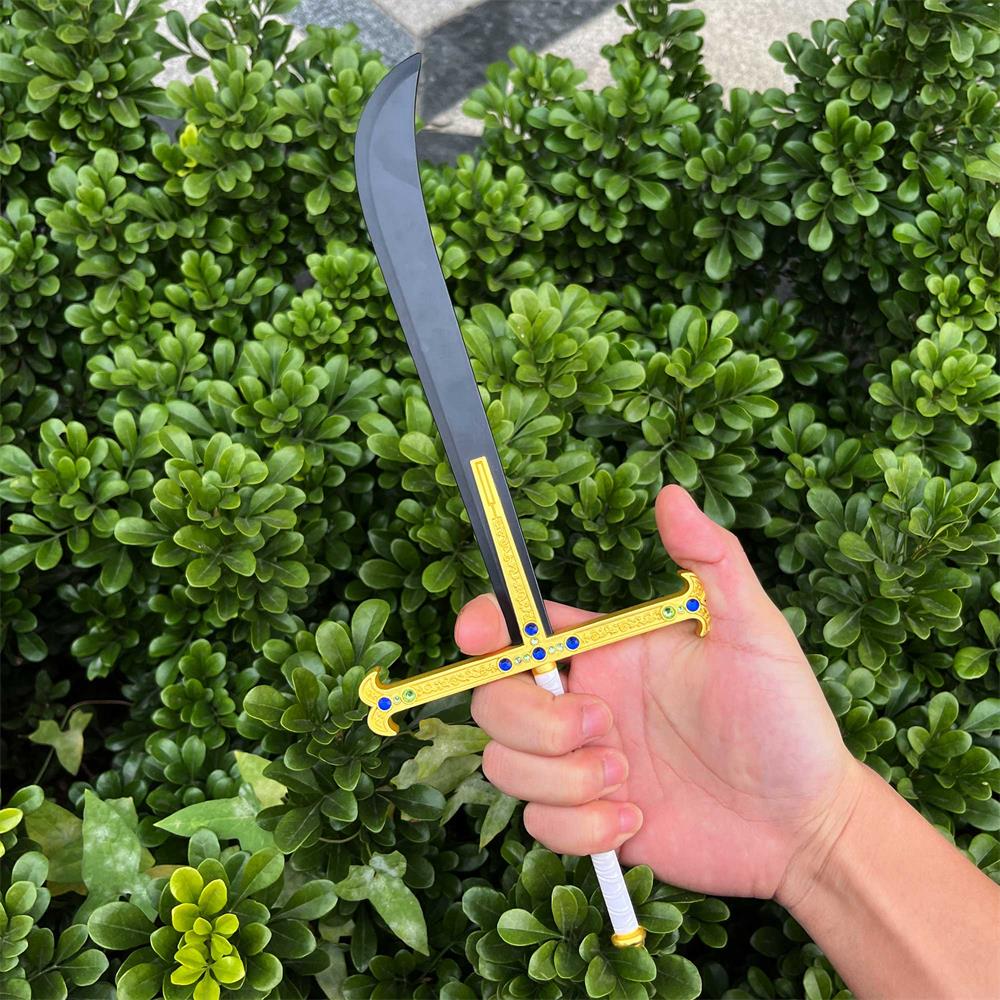 Mihawk Weapon Yoru Black Blade Anime Sword Blunt Metal Replica