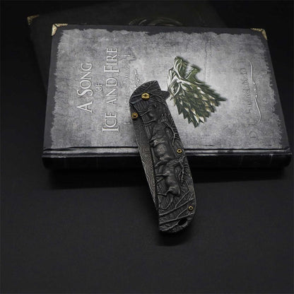 Fantastic Deer Family Folding Knife