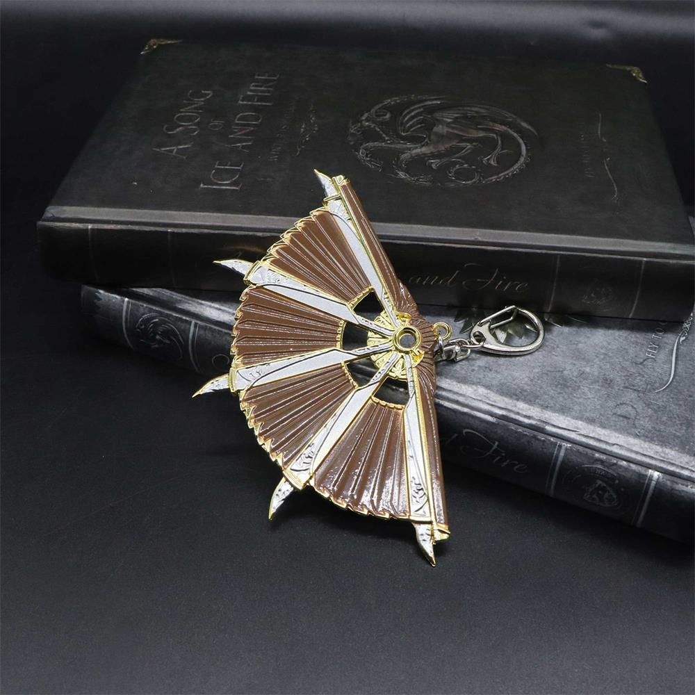 Loba Heirloom Mini Fan Metal Keychain Pendant