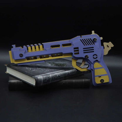 Battle Wolf 3D Gun Puzzle Wooden Rubber Band Gun Model Kit
