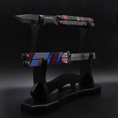 2-Layer Wooden Full-Size ACG Weapon Display Holder