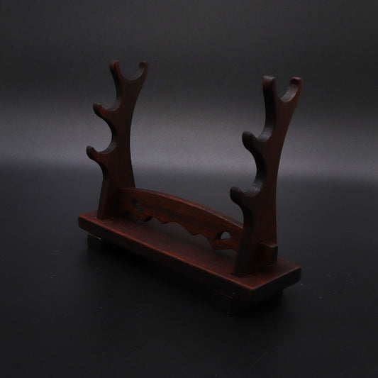 3-Layer Handmade Blood Sandalwood Mini Display Holder