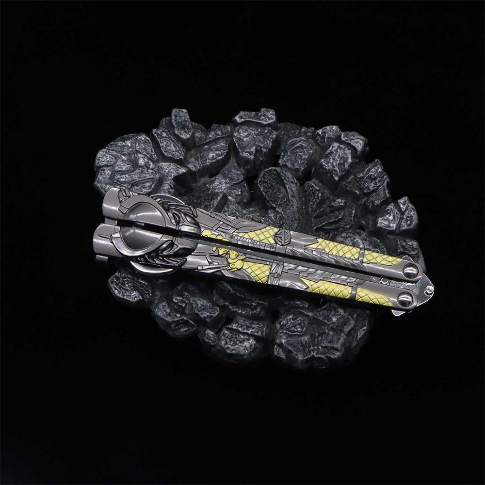 Metal Predator & Alien Balisong Bottle Opener