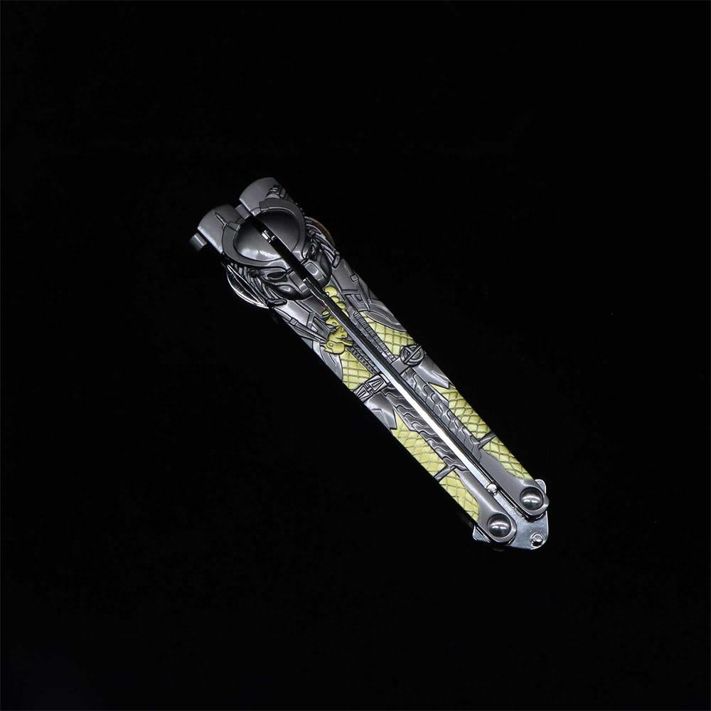 Metal Predator & Alien Balisong Bottle Opener
