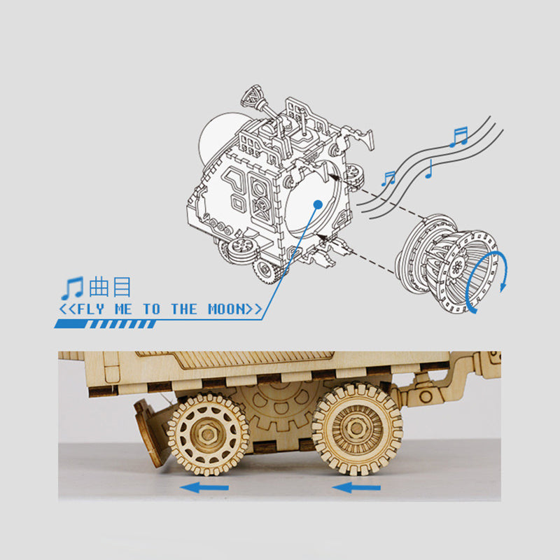 3D planet exploration spaceship puzzle