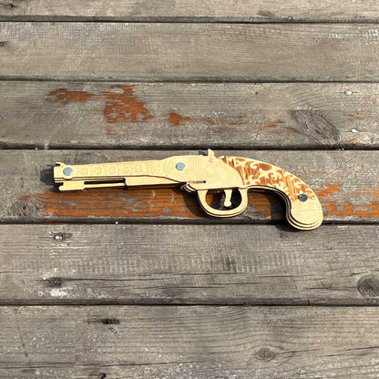 Assembled Firelock Wooden Rubber Band Gun Model Kit