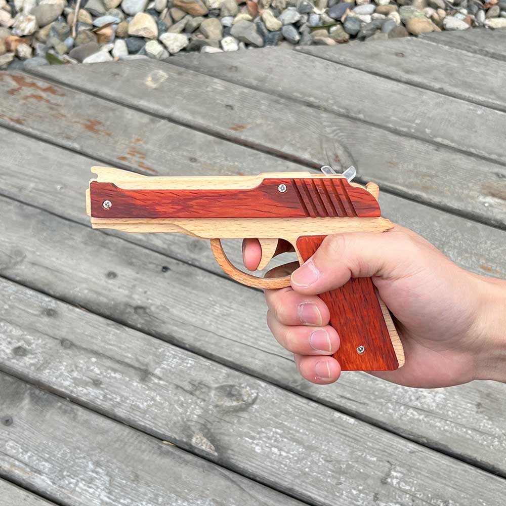 Wooden M9 Replica Rubber Band Gun