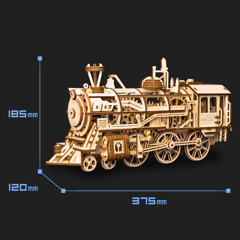 3D Steam Locomotive Model Kit