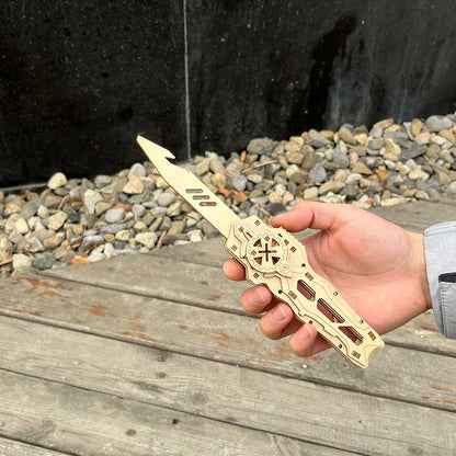 Wooden Switchblade Model Kit Wood knife